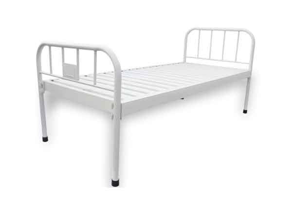 钢制床头条式平板床可选配置：床垫，输液杆，床头，伸缩/移动餐桌
